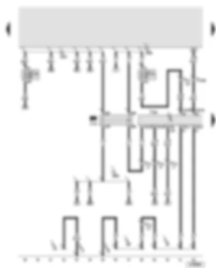 Wiring Diagram  AUDI A8 2005 - Engine control unit - Motronic current supply relay