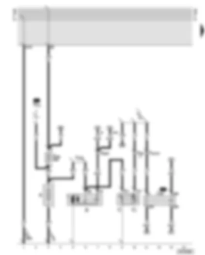 Wiring Diagram  AUDI A8 2000 - Battery - starter - alternator - alternator cut-in relay