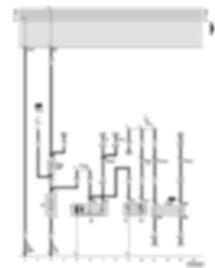 Wiring Diagram  AUDI A8 2000 - Battery - starter - alternator - alternator cut-in relay