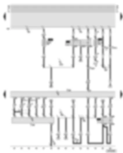 Wiring Diagram  AUDI A8 2001 - Diesel direct injection system control unit - injection pump control unit - diesel direct injection system relay