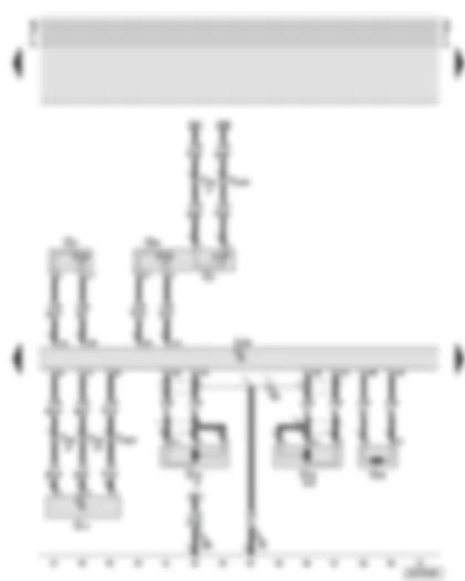 Wiring Diagram  AUDI A8 2002 - Diesel direct injection system control unit - coolant temperature senders - oil temperature sender - intake manifold pressure sender - engine speed sender