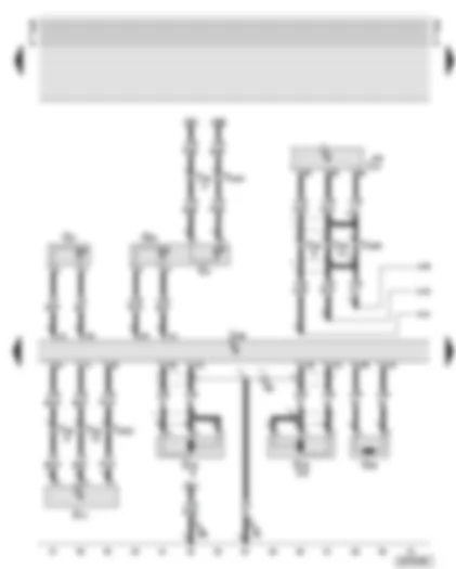 Wiring Diagram  AUDI A8 2000 - Diesel direct injection system control unit - coolant temperature senders - oil temperature sender - intake manifold pressure sender - engine speed sender