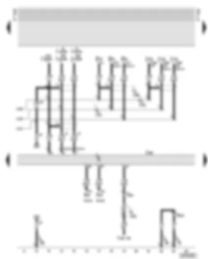 Wiring Diagram  AUDI A8 2000 - Diesel direct injection system control unit - CAN bus connections