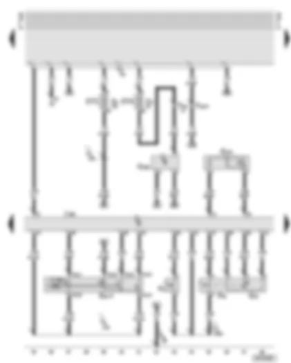 Wiring Diagram  AUDI A8 2001 - Diesel direct injection system control unit - cruise control system switch - accelerator pedal position sender - low fuel level sender