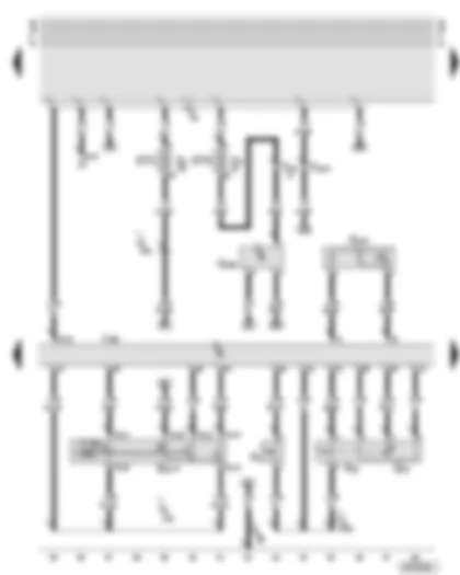 Wiring Diagram  AUDI A8 2002 - Diesel direct injection system control unit - cruise control system switch - accelerator pedal position sender - low fuel level sender