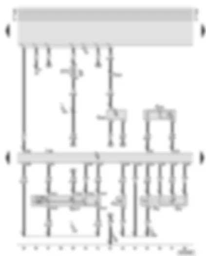 Wiring Diagram  AUDI A8 2000 - Diesel direct injection system control unit - cruise control system switch - accelerator pedal position sender - low fuel level sender