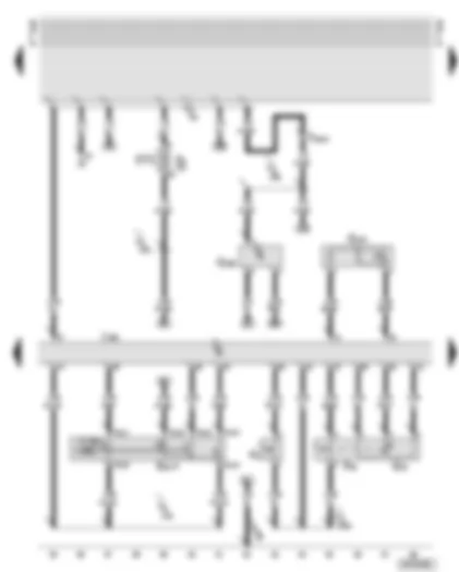 Wiring Diagram  AUDI A8 2000 - Diesel direct injection system control unit - cruise control system switch - accelerator pedal position sender - low fuel level sender