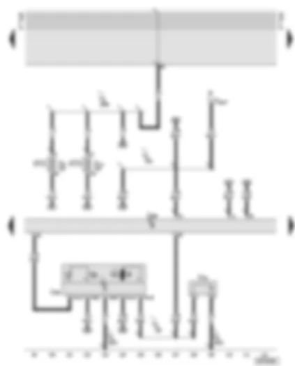 Wiring Diagram  AUDI A8 2001 - Diesel direct injection system control unit - additional heater control unit - metering pump