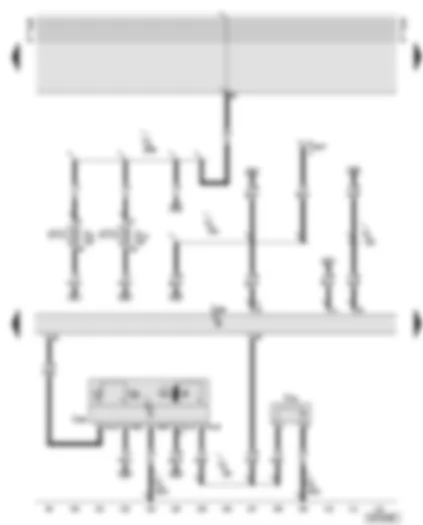 Wiring Diagram  AUDI A8 2002 - Diesel direct injection system control unit - additional heater control unit - metering pump