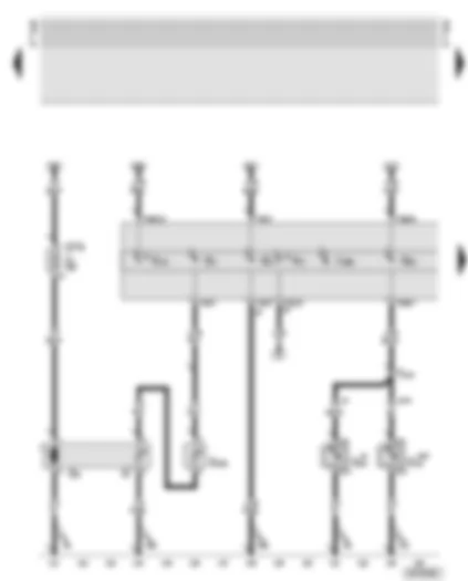 Wiring Diagram  AUDI A8 2002 - Dash panel insert - warning lamps - fuel pump