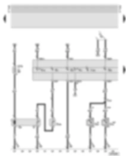 Wiring Diagram  AUDI A8 2000 - Dash panel insert - warning lamps - fuel pump