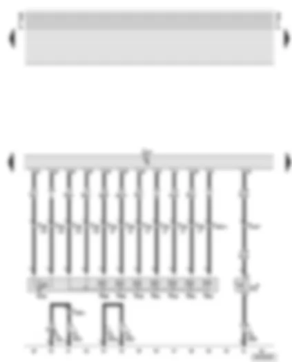 Wiring Diagram  AUDI A8 2001 - Automatic gearbox control unit - solenoid valves - kick-down switch