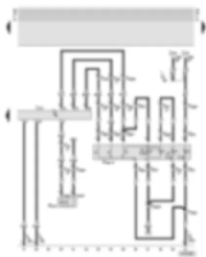 Wiring Diagram  AUDI A8 2001 - Automatic gearbox control unit - Tiptronic switch - selector lever lock solenoid