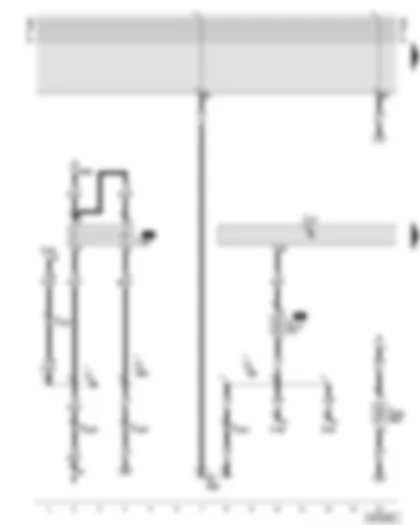 Wiring Diagram  AUDI A8 2002 - Starter inhibitor relay - automatic gearbox control unit