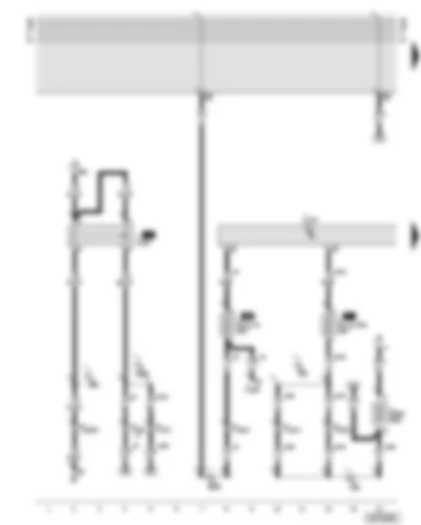 Wiring Diagram  AUDI A8 2000 - Starter inhibitor relay - automatic gearbox control unit