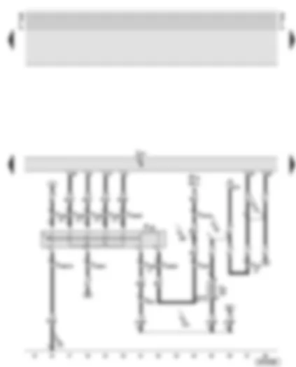 Wiring Diagram  AUDI A8 2002 - Automatic gearbox control unit - multi-function switch