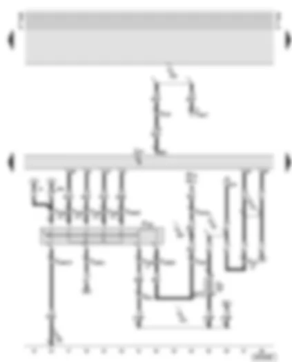 Wiring Diagram  AUDI A8 2002 - Automatic gearbox control unit - multi-function switch