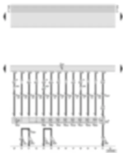 Wiring Diagram  AUDI A8 2002 - Automatic gearbox control unit - solenoid valves - kick-down switch