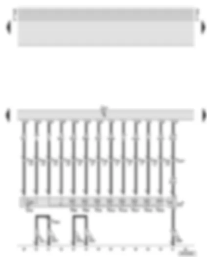 Wiring Diagram  AUDI A8 2000 - Automatic gearbox control unit - solenoid valves - kick-down switch