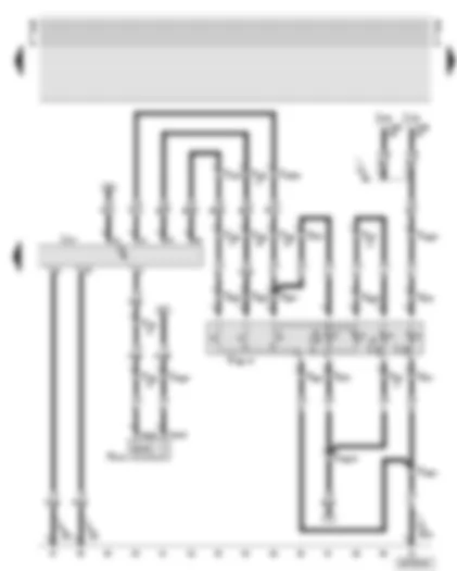 Wiring Diagram  AUDI A8 2000 - Automatic gearbox control unit - Tiptronic switch - selector lever lock solenoid