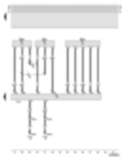 Wiring Diagram  AUDI A8 2001 - Lateral acceleration sender - brake pressure sender - yaw rate sender