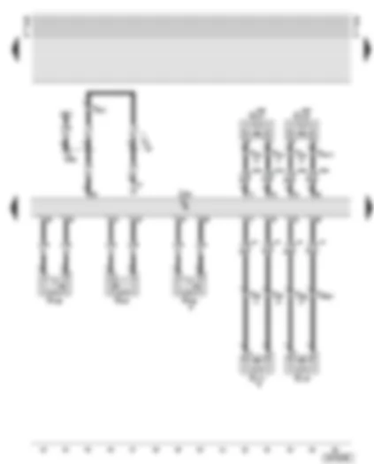 Wiring Diagram  AUDI A8 2000 - Rear belt tensioner igniters on driver