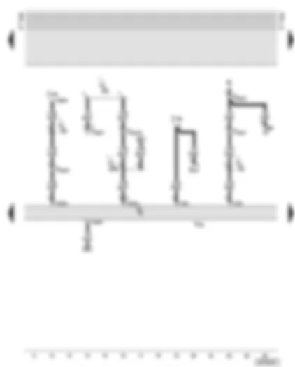 Wiring Diagram  AUDI A8 2001 - Diagnosis connection - combi-processor in dash panel insert - diagnosis connection