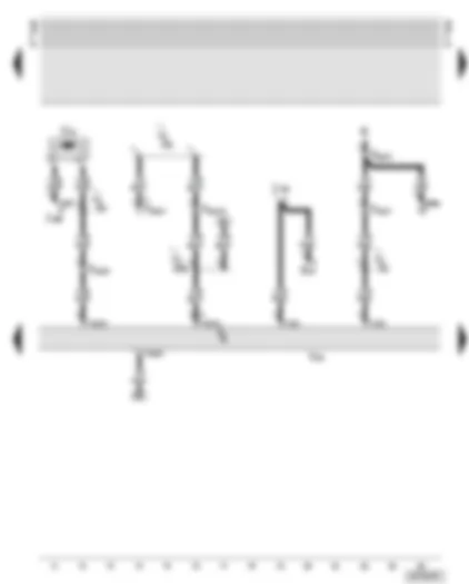 Wiring Diagram  AUDI A8 2002 - Diagnosis connection - control unit with display in dash panel insert