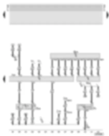 Wiring Diagram  AUDI A8 2001 - Ultra-sonic sensor control unit - interior monitor switch - door contact switch on driver