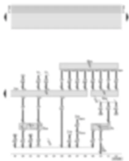 Wiring Diagram  AUDI A8 2000 - Ultra-sonic sensor control unit - interior monitor switch - door contact switch on driver