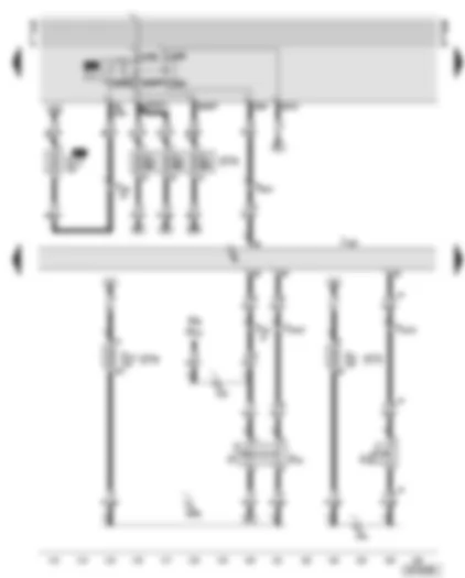 Wiring Diagram  AUDI A8 2001 - Motronic control unit - fuel pump relay - brake light switch - clutch pedal switch