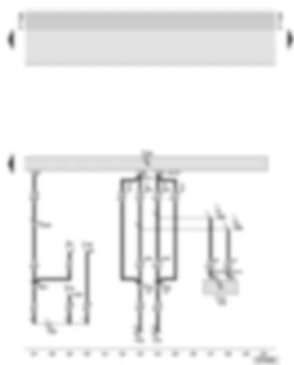 Wiring Diagram  AUDI A8 2001 - Motronic control unit - data wire