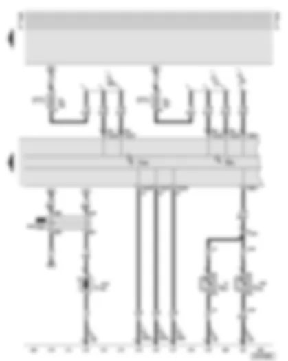Wiring Diagram  AUDI A8 2001 - Dash panel insert - speedometer - speedometer sender - brake servo relay - vacuum pump for brakes