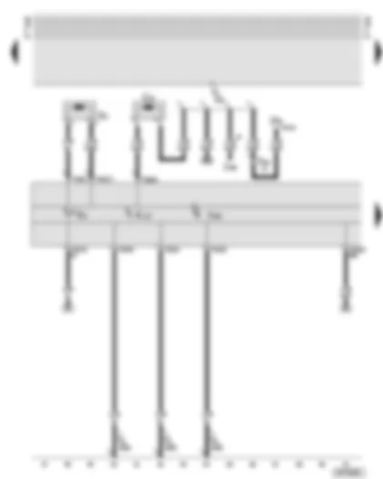Wiring Diagram  AUDI A8 2001 - Dash panel insert - alternator warning lamp - immobilizer reading coil