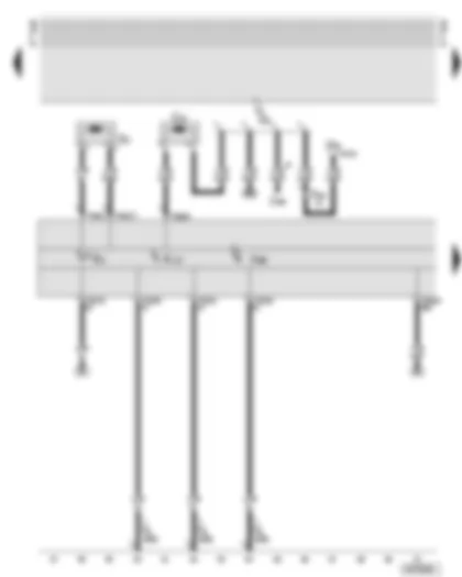 Wiring Diagram  AUDI A8 2002 - Dash panel insert - alternator warning lamp - immobilizer reading coil