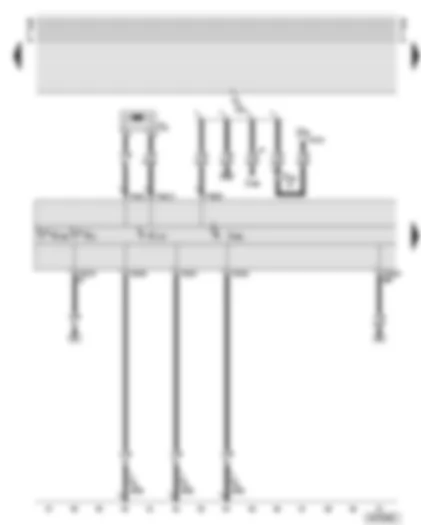 Wiring Diagram  AUDI A8 2000 - Dash panel insert - alternator warning lamp - immobilizer reading coil