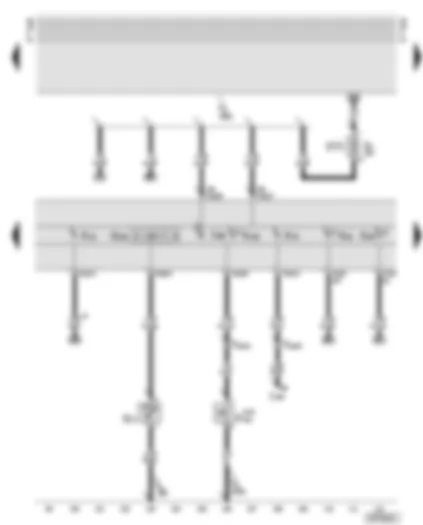 Wiring Diagram  AUDI A8 2002 - Dash panel insert - ambient temperature sensor - switch: Front left belt