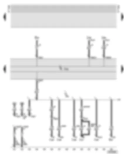 Wiring Diagram  AUDI A8 2001 - Dash panel insert - diagnosis connection