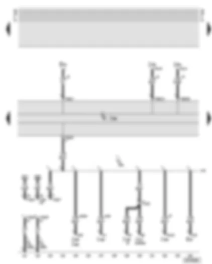 Wiring Diagram  AUDI A8 2002 - Dash panel insert - diagnosis connection