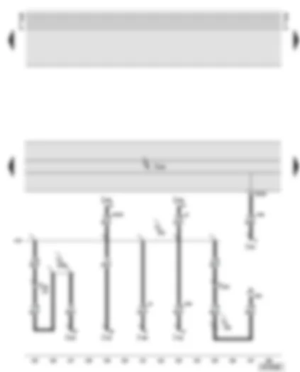 Wiring Diagram  AUDI A8 2001 - Dash panel insert - diagnosis connection