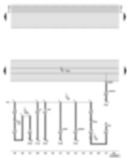 Wiring Diagram  AUDI A8 2000 - Dash panel insert - diagnosis connection