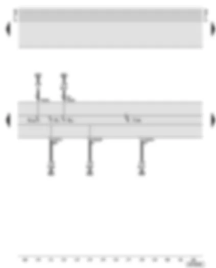 Wiring Diagram  AUDI A8 2001 - Dash panel insert - main beam warning lamp - brake light warning lamp - side light warning lamp