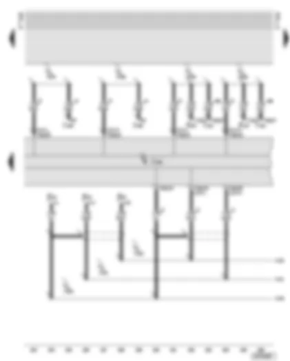 Wiring Diagram  AUDI A8 2000 - Dash panel insert - data wires