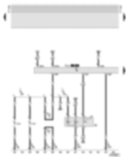 Wiring Diagram  AUDI A8 2002 - Fog lights/rear fog light control unit - fog light switch - front fog lights