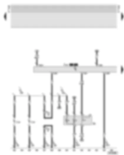 Wiring Diagram  AUDI A8 2000 - Fog lights/rear fog light control unit - fog light switch - front fog lights