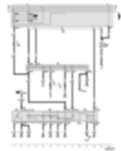 Wiring Diagram  AUDI A8 2002 - Ignition/starter switch - lighting switch - X contact relief relay