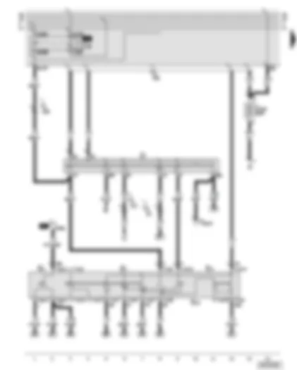 Wiring Diagram  AUDI A8 2000 - Ignition/starter switch - lighting switch - X contact relief relay