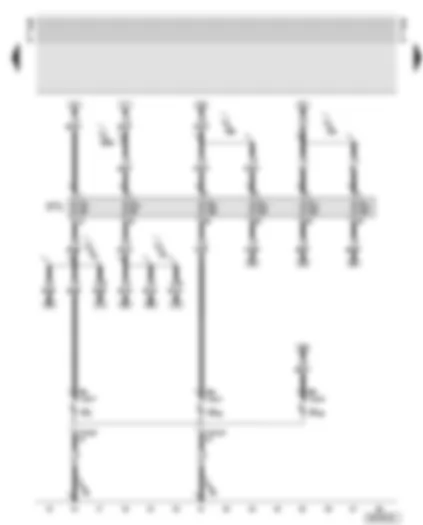 Wiring Diagram  AUDI A8 2002 - Left headlight - fuse carrier 1