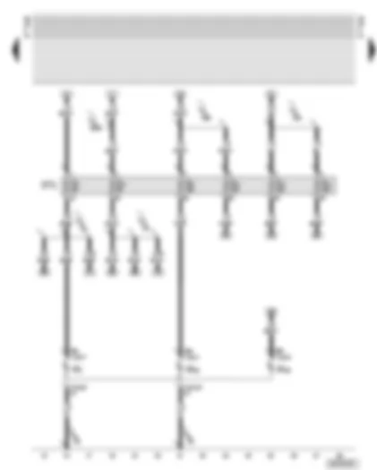 Wiring Diagram  AUDI A8 2001 - Left headlight - fuse carrier 1