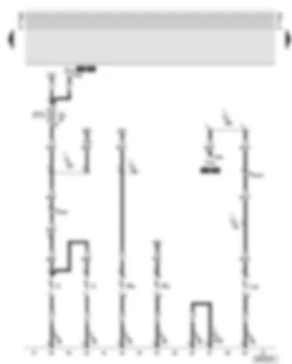 Wiring Diagram  AUDI A8 2002 - Number plate lights - tail lights in boot lid - rear fog light